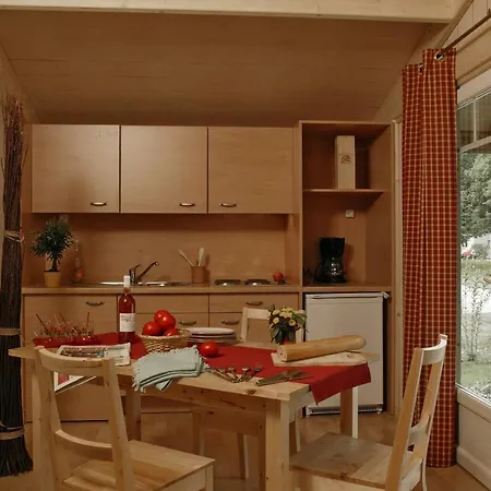 Chalet Bois - Camping La Cigale Campsite